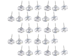 Abaodam 30-tachinhas Decorativas Para Móveis, Botões Para Sofá De Sofá, Pacote Com 30 Peças, Acessórios Para