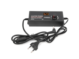 Regulador De Tensão Dc Com Chave De Potência Ajustável 9‑24v 5a, Adaptador Ac 110‑240v Plug Us