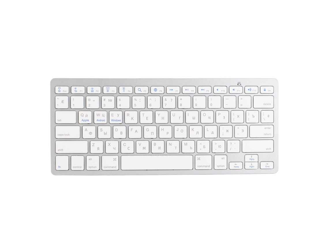 Teclado Gamer Portátil Ultra Fino Com 78 Teclas Sem Fio Para Os X Ios Windows Android