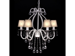 Vidaxl Lustre Com 2300 Cristais Branco