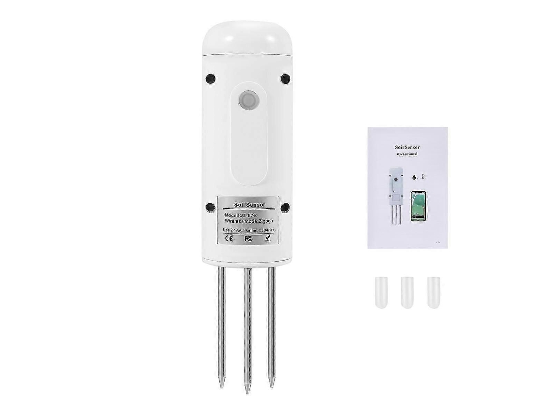 Medidor De Umidade Do Solo Sem Fio Tuya Zigbee, Testador Temperatura E Umidade, Monitor Plantas, Detector À Prova Dágua Ip67 Para Aquaforge