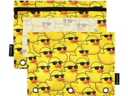 Sacolas De Poliéster Resistentes A Rasgos Com Janela Frontal Transparente