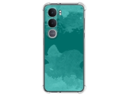 Capa Tumundosmartphone De Silicone Resistente A Impactos Para Vivo Y31 5g / Y21d Com Estampa Em Aquarela 6 Desenhos