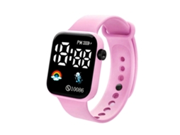 Relógio Eletrônico Infantil Led Digital Sports Watch Impermeável Moda Cronometragem Precisa Quadrado