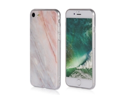 Capa LAXISCREED Iphone7/8 Anti queda Silicone Mármore