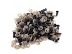 Olhos De Boneca De Plástico Preto Sygo (seguros Para Diy, Adequados Para Brinquedos)