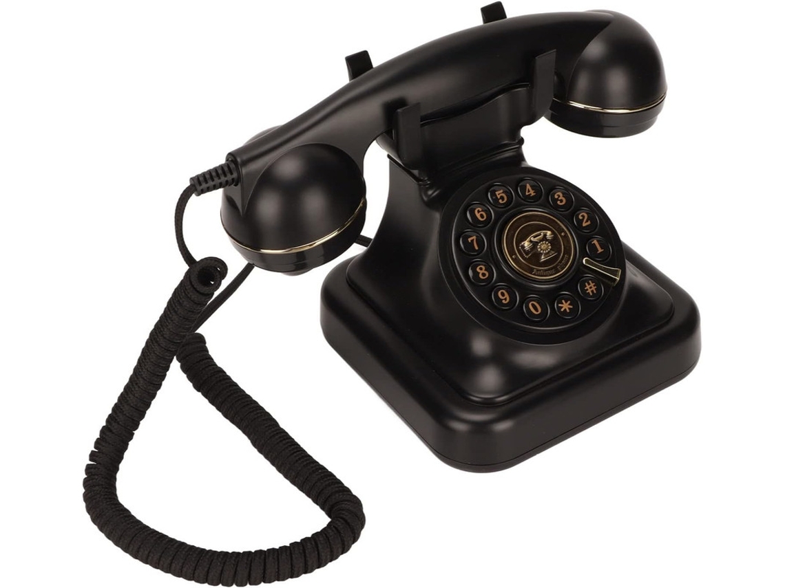 Telefone Fixo Vintage Botão de Disco Retro Dos Anos 60 - ELORY