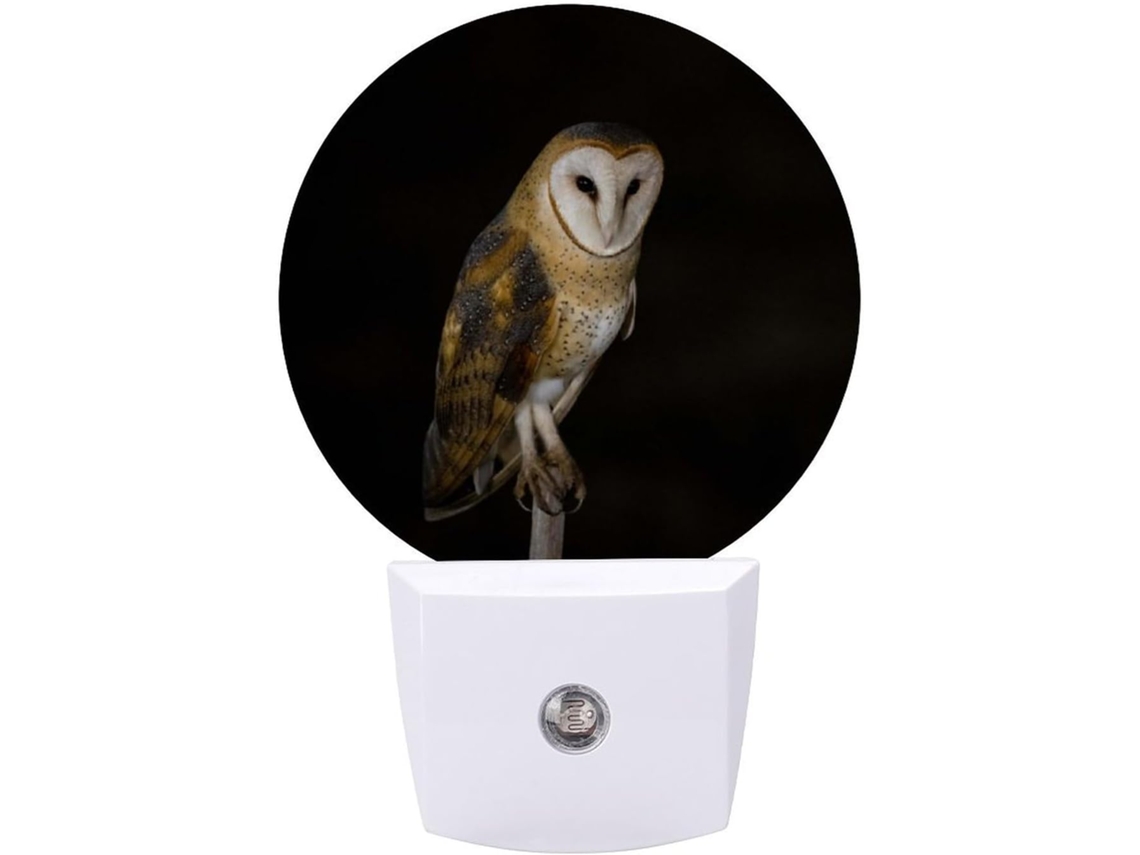 Luminária Noturna De Parede Com Design Coruja, Luz Noturna Led Com Sensor, Luz Branca Quente Suave, Banheiro