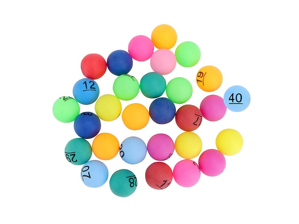 40 Unidades de Bola de Pong Numerada ALLINLESS