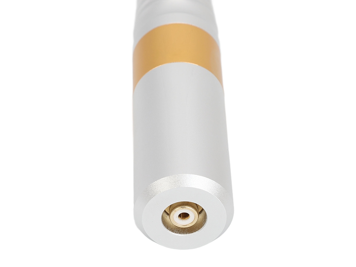 Máquina De Tatuagem Estilo Caneta Longa (conector Rca, Ouro E Prata) Eoocoo