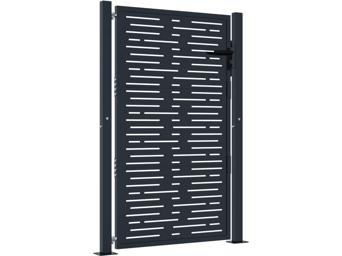 Garden Gate, Garden Gates Vidaxl Antracite Aço (100 X 125 Cm)