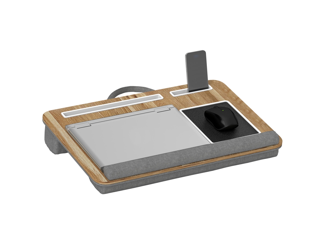 Suporte para Notebook com Travesseiro de Fenda para Tablet ou Celular tapete de Mouse com Apoio de Pulso e Alça BTFORUS