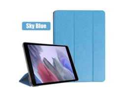 Capa Inteligente Para Samsung Galaxy Tab A7 Lite 2021 Sm T220 T225, Protetora Tablet 8.7 Sm T220 Sm T225 Azul Celeste Tuotuo
