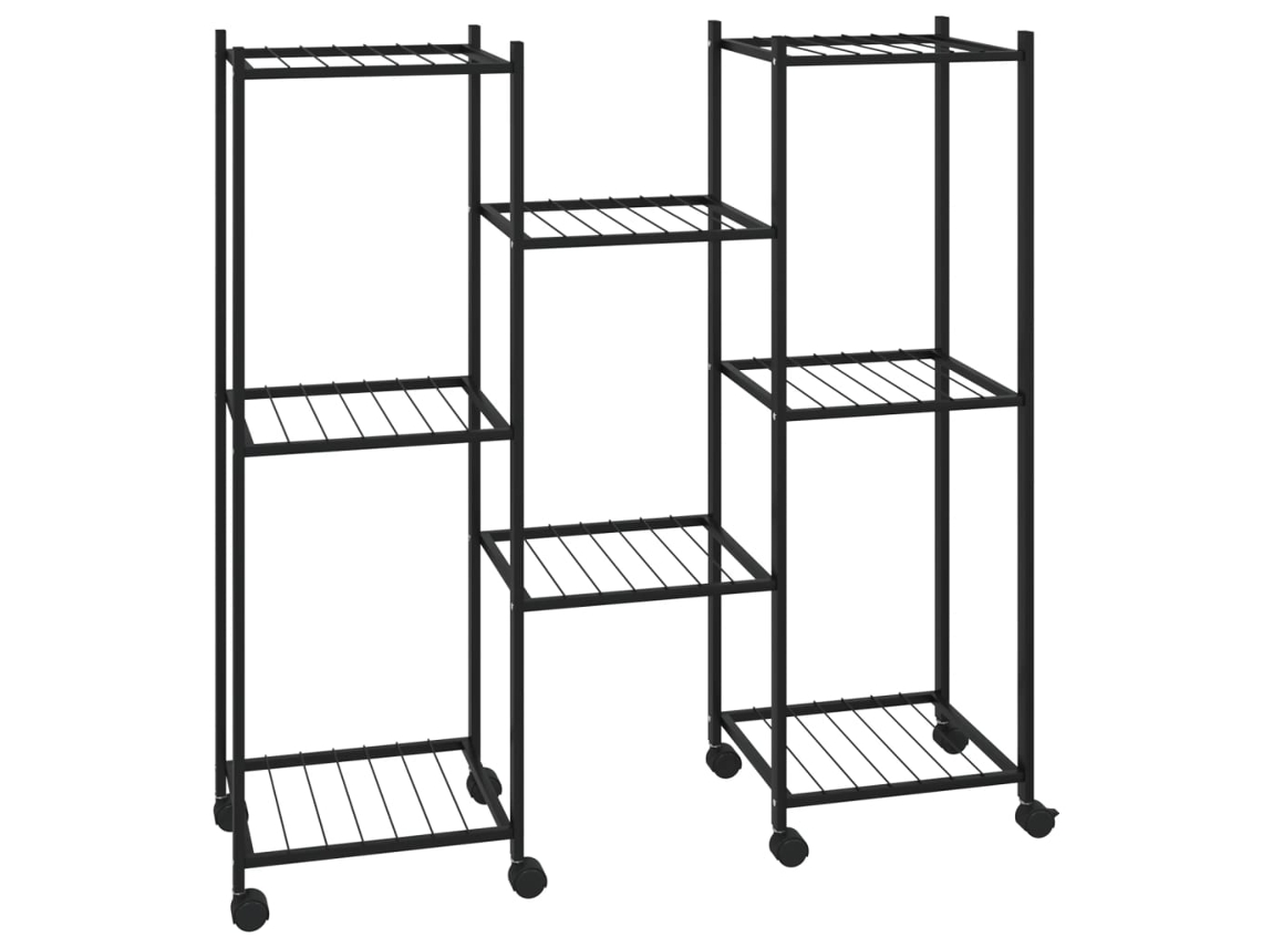 Flower Stand, Flower Stands Vidaxl Preto Ferro (n/a)