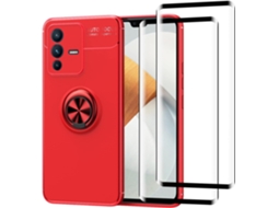 Conjunto de Películas de Ecrã Protetora Antiarranhões Pr para Vivo S12 Pro HONGWE. (2un)