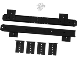 Trilhos De Gaveta Para Teclado Sewroro Com Extensão Total, Fabricados Em Aço Laminado A Frio E Fáceis De Instalar