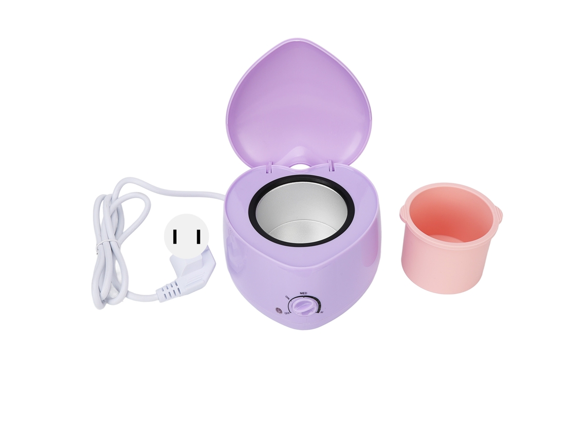 Máquina Calentador Cera Mini Corazón Silicona 110v