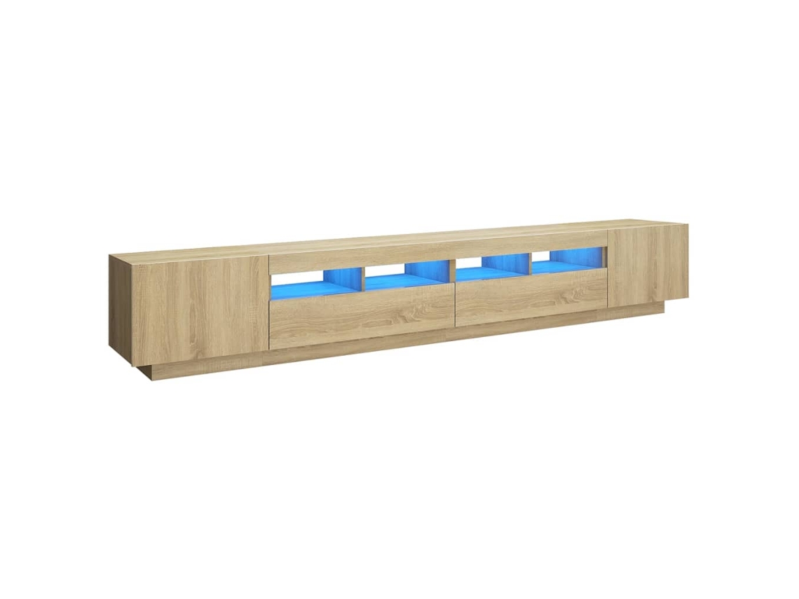 Tv Cabinet, Tv Cabinets Vidaxl Marrom Madeira Processada (n/a)