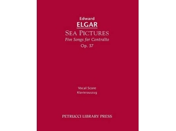 Livro sea pictures, op.37 de edward elgar (inglês)