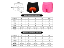 Calcinha Ciclismo Padded Para Homem E Mulher Mtb Liner Respirável Seca Rápida Elástica