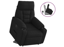 Stand Up Recliner Chair, Stand Up Recliner Chairs Vidaxl Preto Microfibra