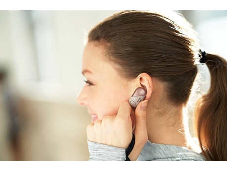 Auriculares Bluetooth True Wireless SONY Wf-Sp700 (In Ear - Microfone - Noise Cancelling - Rosa) — In Ear | Microfone | Noise Cancelling | Atende chamadas