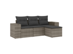Garden Sofa Set, Garden Sofa Sets Vidaxl Cinzeto Rattan / Vime (n/a)