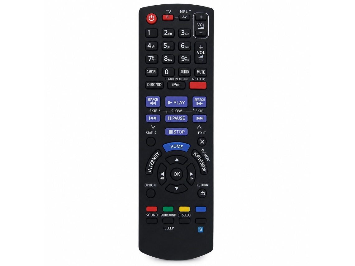 Comando À Distância Para Tv E Dvd Panasonic Compatível Com N2qayb000728_dae