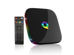 Smart Tv Box Android Tv Box 9.0 4Gb Ram/32Gb Rom 3D 6K @ 30Fps Cpu de Alta Resolução H6 Quad-Core Cortex-A53 Suporta 2.4Ghz Wifi H.265 Por BISBISOUS