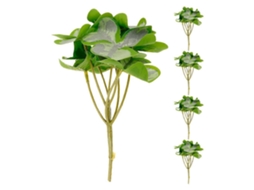 Buquê de Trevos Artificiais para Decoração Interiores, com 5 Ramos, Ideal para Escritórios BRILVIBERA