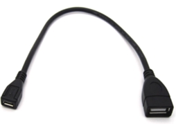 Cabo Adaptador De Extensão Usb 2.0 Fêmea Para Transferência Dados