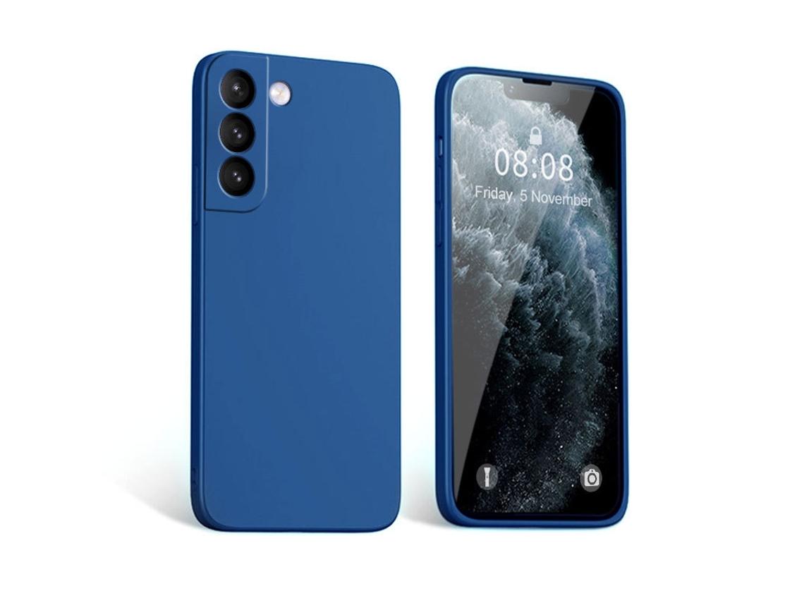 Capa De Celular De Silicone Completaazul - Samsung S24