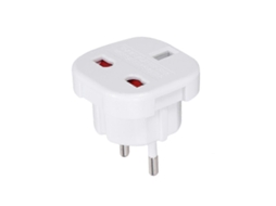 Adaptador De Tomada Para Reino Unido/ue, Adaptador De Tomada Europeia, Adaptador Para Reino Unido Hengjian