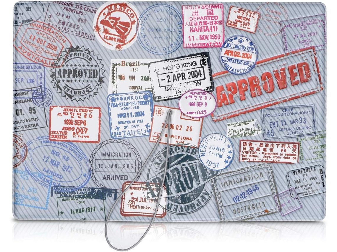 Porta Passaporte De Viagem, Com Trava Segura, Adequado Para Aeroportos, Férias, Cruzeiros E Viagens Profissionais