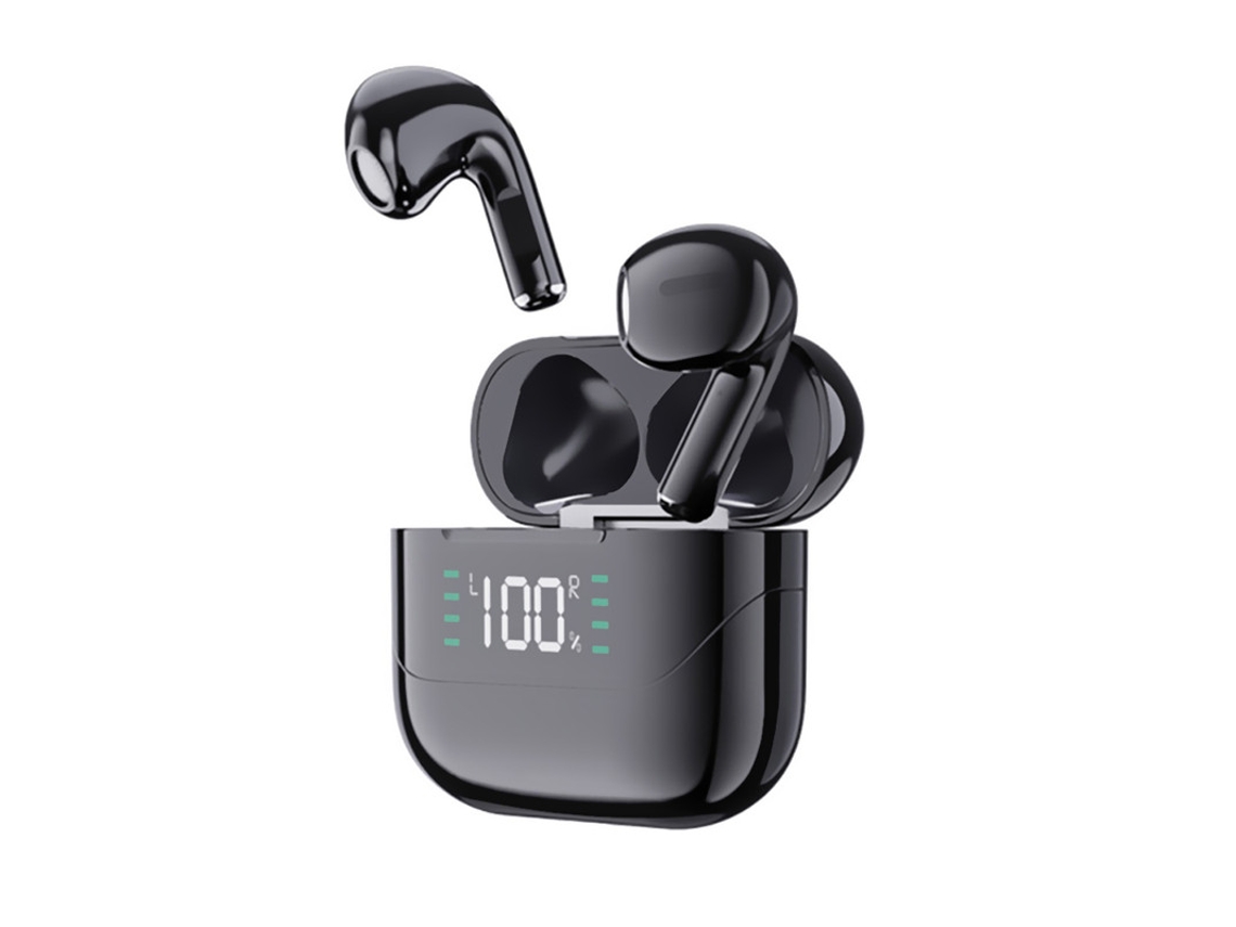 Auriculares YIZHOOD True Wireless Bluetooth com Cancelamento de ruído Preto