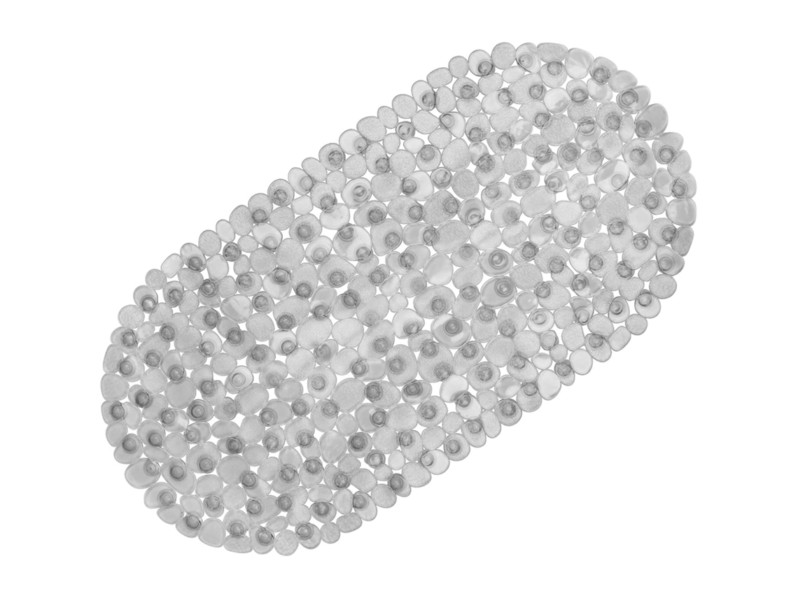 HEXINYIGJLY Tapete de Banho com Textura de Seixos 69x36cm com 167 Ventosas