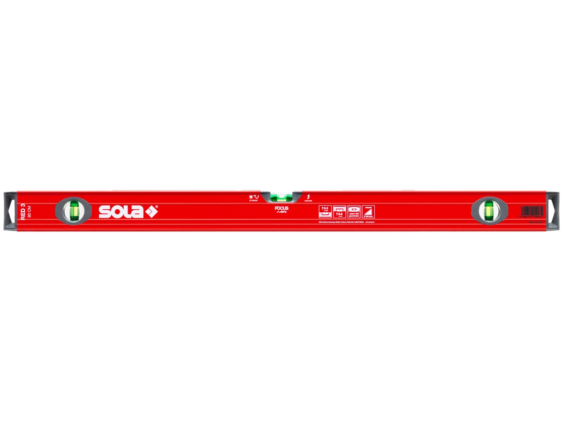 SOLA-SM30 Red Nivel - Livella A Bolla Professionale, Compatta E Resistente - Foto 9