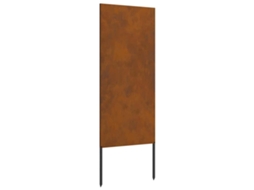 Painel Decorativo Para Jardim Vidaxl Aço (50x140 Cm)