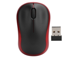 Mouse Sem Fio 2.4ghz 1000dpi Usb para Notebook Pc Desktop Windows Office Vermelho