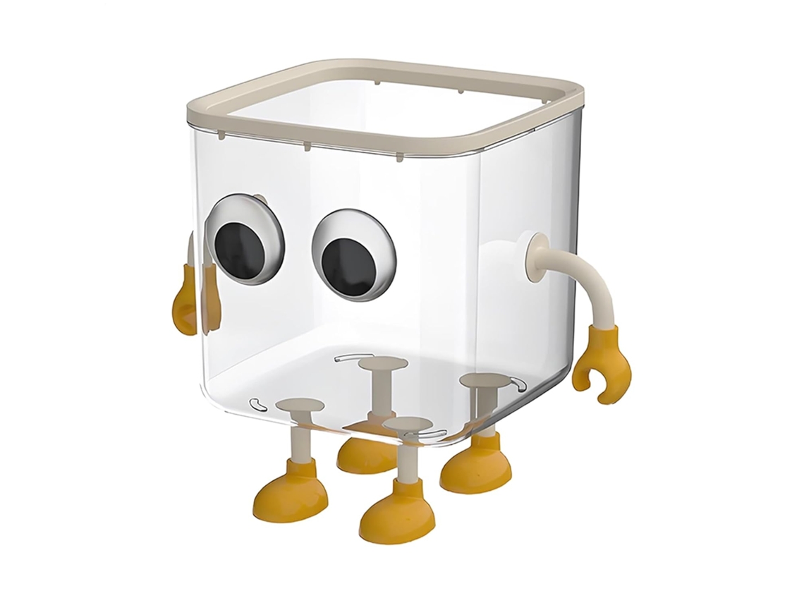 Lixo de Mesa com Tampa, Transparente ZYBLSSBB