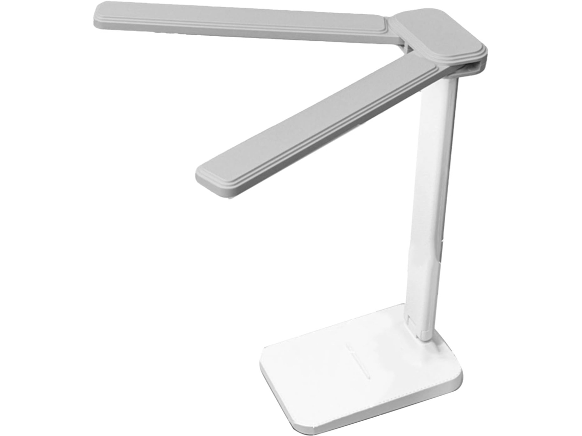Luminária De Leitura Com Intensidade Regulável Continuamente, Confortável Para Os Olhos, Portátil, Com Duas Lâmpadas