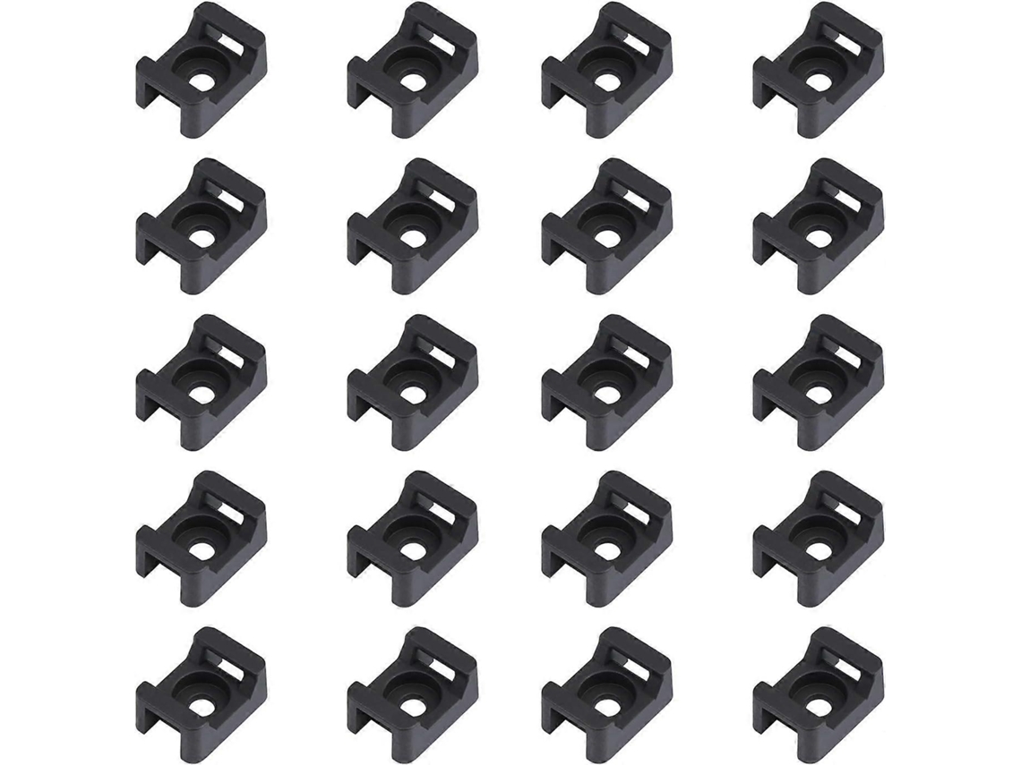 Base para Cable Ties 150 Piezas Soporte de Cable para Gestión de Cables Con Material Premium Y Aplicación Versátil