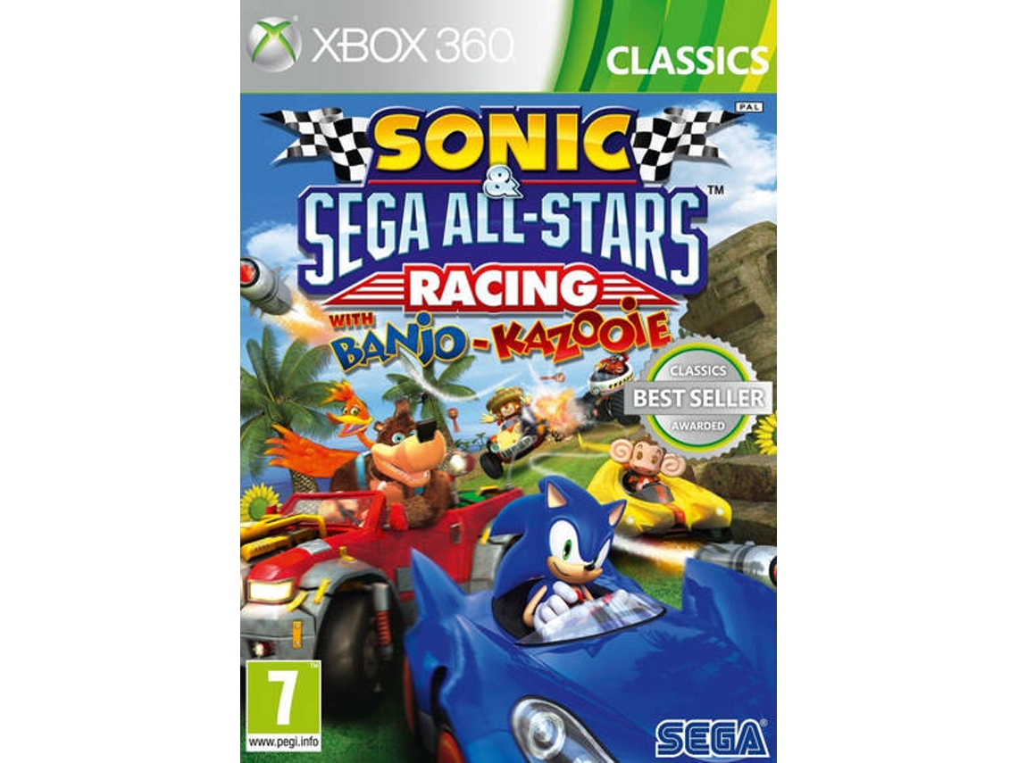 Jogo Xbox 360 Sonic All-Stars Racing