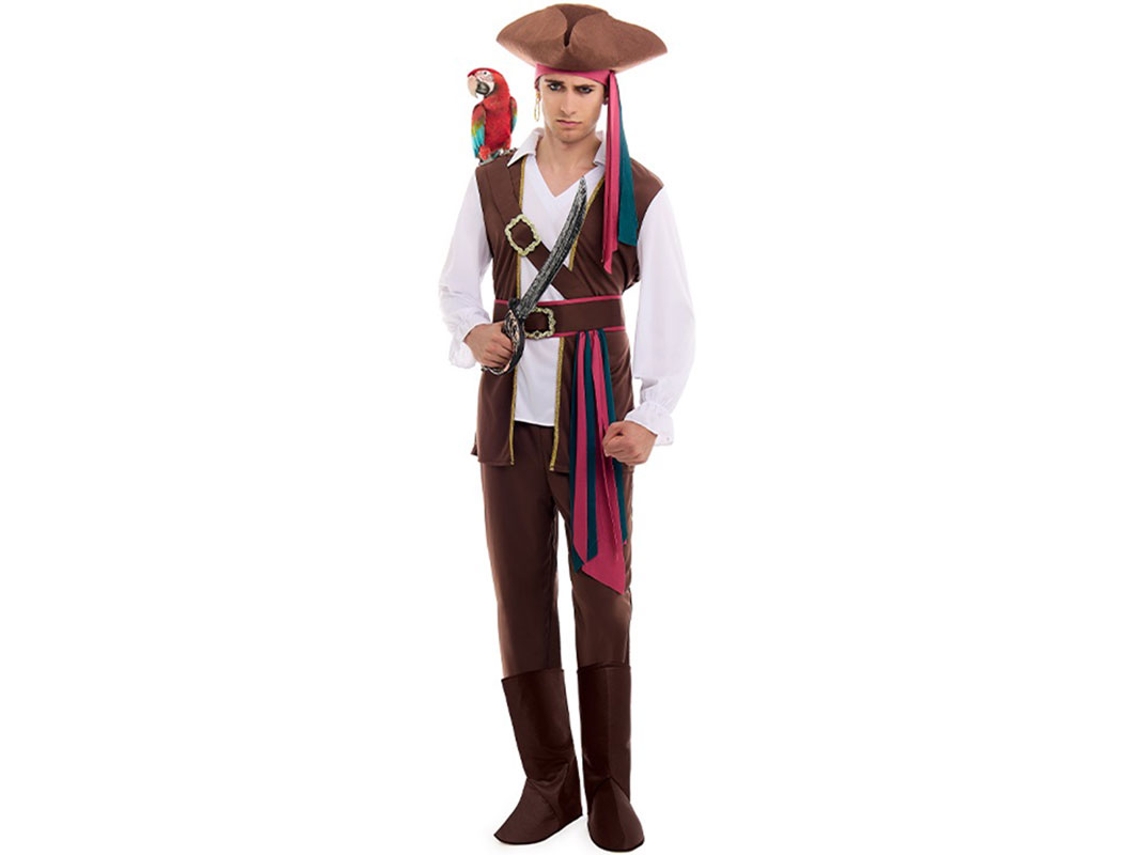 Fato de pirata fantástico para homem