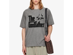 Rockinstone Godfather Don Corleone Heather Graphite Adult T-shirt Size:l