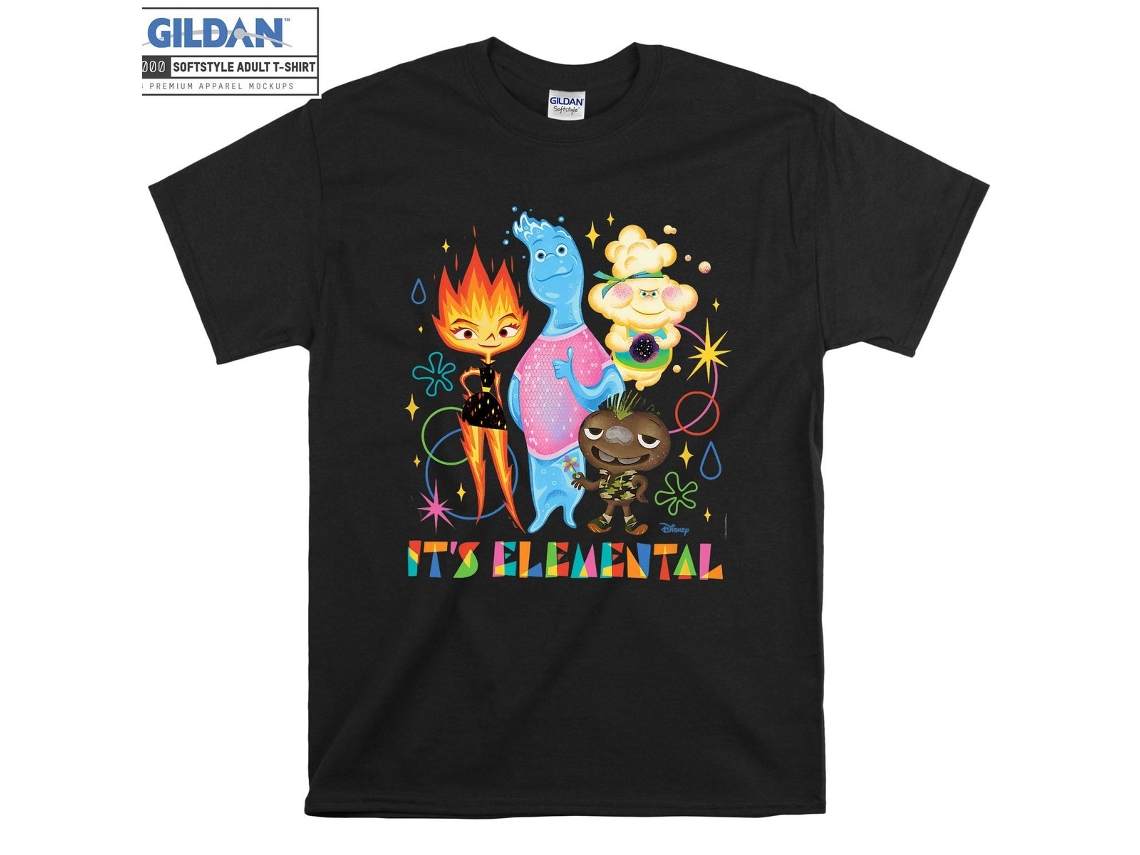 T-shirt Rockinstone Pixar It's Elemental(xl)