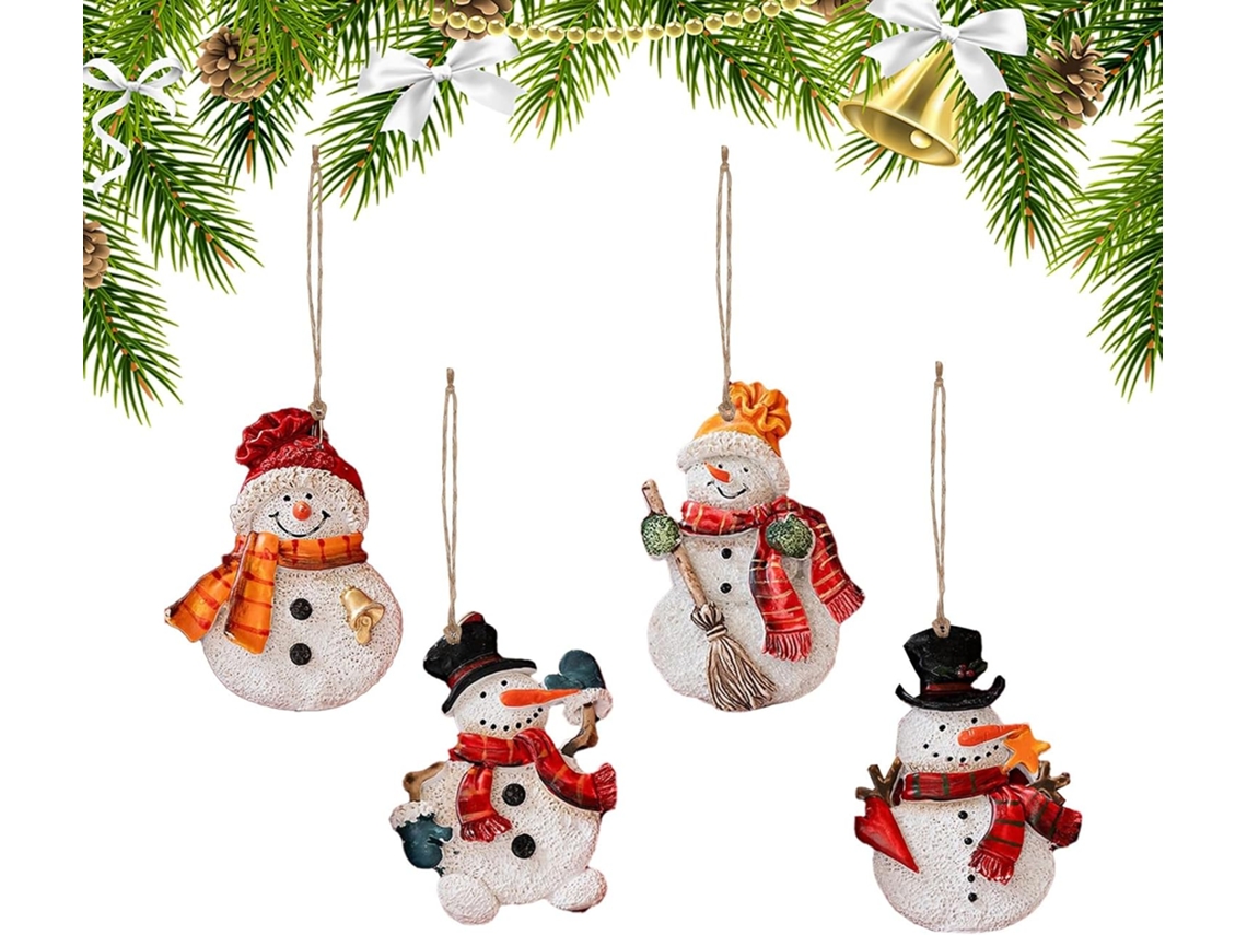 Enfeite De Natal Em Resina Para O Pai Natal |