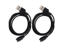 Aetheria 2pcs Cabo de Carregamento Usb para Garmin Fenix 6x 6 5s 5 Vivoactive 3 Smartwatch