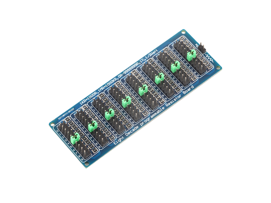 Laxiscreed Resistor Programável Com Resistência Ajustável De 0.1r A 9.999.99r, 8 Secções De Alta Precisão
