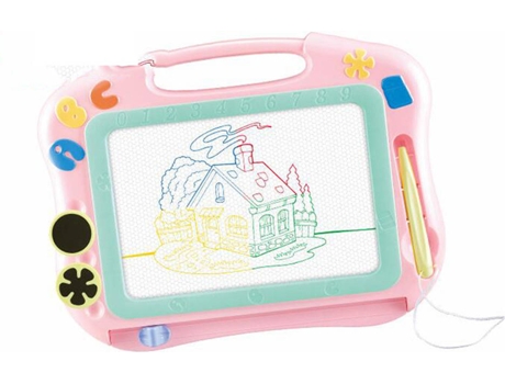 Quadro de desenho  rosa